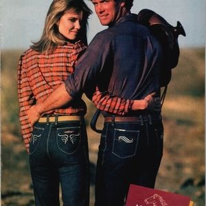 VINTAGE Women 1980's JORDACHE JEANS High Rise Dark Blue Denim L Regular Like New